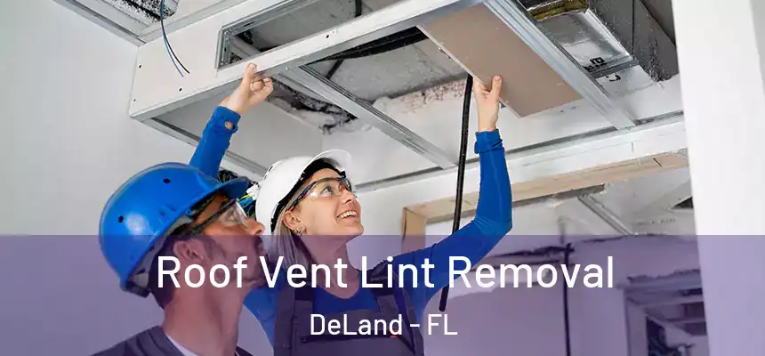 Roof Vent Lint Removal DeLand - FL